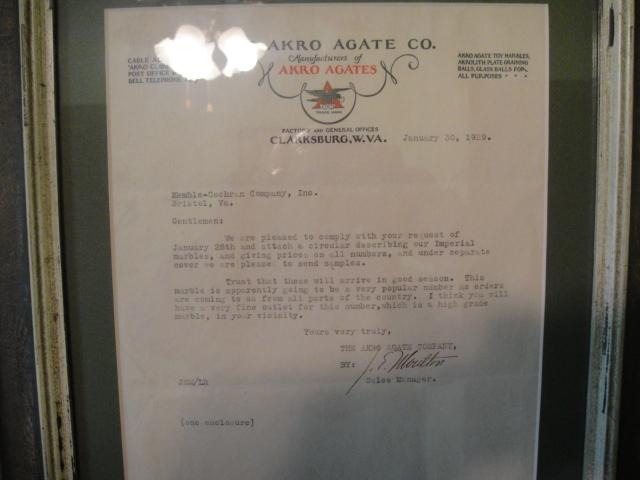 akro agate letterhead. john moulton signature. rare.jpg