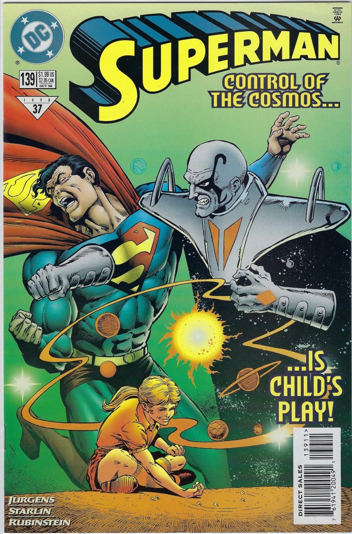 C - Superman - DC Oct 1998 - Control of the Cosmos - Girl Playing Marbles.jpg