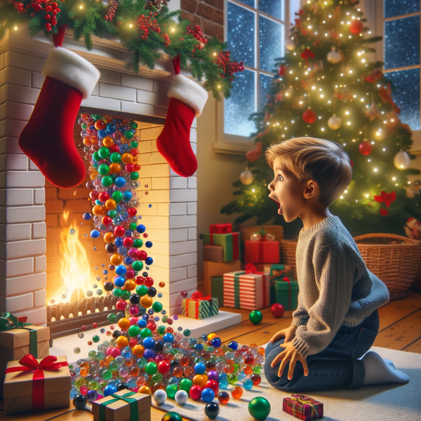 a_child_on_christmas_seeing_toy_marbles_pouring_out_of_the_chimney_by_the_christmas_tree.png